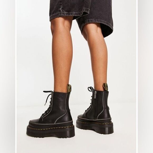 Dr. Martens JADON BOOT ALTERNATIVE LEATHER PLATFORMS - Picture 4 of 13